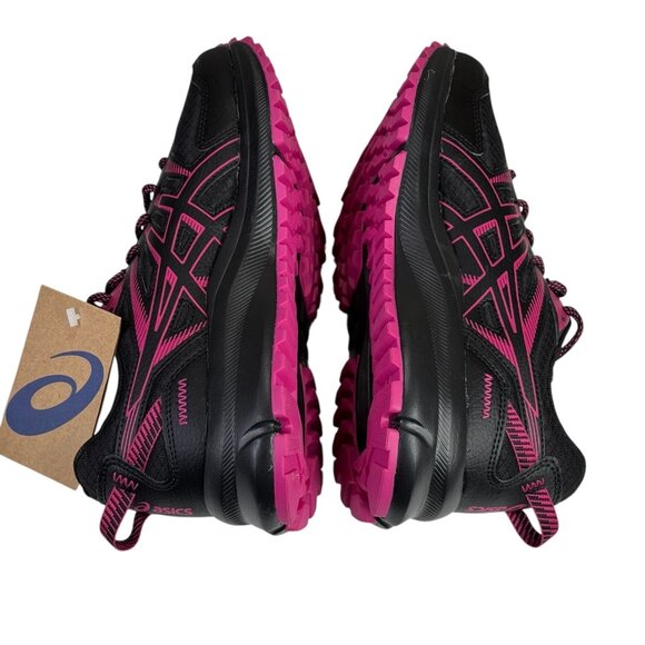 Asics Trail Scout 2 Womens 9 Black Pink Running Sneakers Athletic 1012B039 New - Picture 7 of 12